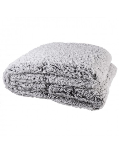 Plaid Sherpa Gris – 120 x 150 cm