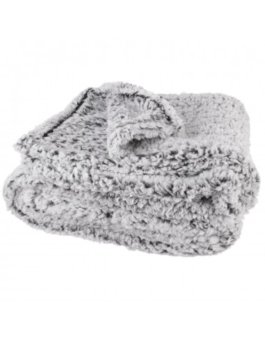 Plaid Sherpa Gris – 120 x 150 cm