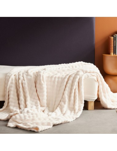 Plaid Damier Matcha Crème – 130 x 180 cm