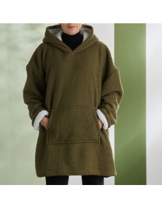 Sweat Plaid Bouclette...