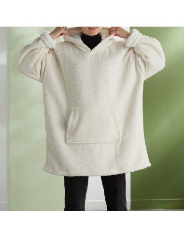 Sweat Plaid Bouclette Matcha Crème –...