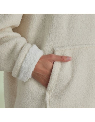 Sweat Plaid Bouclette Matcha Crème –...