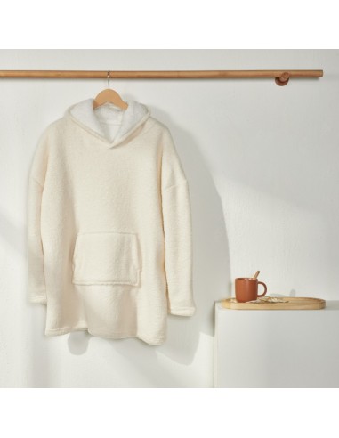 Sweat Plaid Bouclette Matcha Crème –...