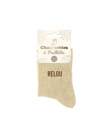 Chaussettes à paillettes Relou