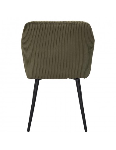 SCOTT - Fauteuil en velours - vert
