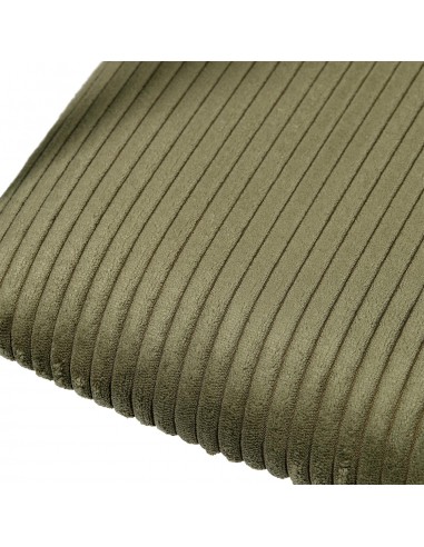 SCOTT - Fauteuil en velours - vert