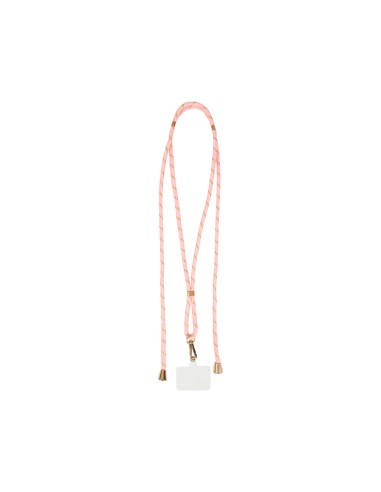 Cordon Téléphone Tour de Cou Rose...