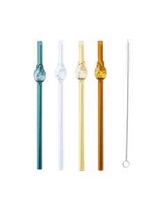 Set de 4 Pailles en Verre...