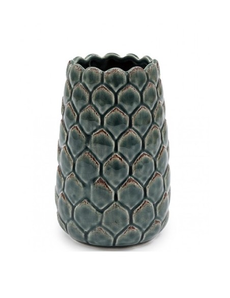 Vase Feuilles d’Artichaut 15 cm Stoneware