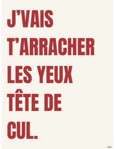 Affiche humoristique provocante 30x40 made in France 2