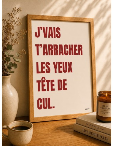 Affiche humoristique provocante 30x40 made in France
