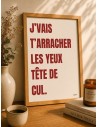 Affiche humoristique provocante 30x40 made in France