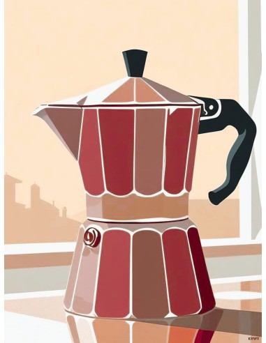 Affiche Vintage Café 30x40 – Déco cuisine rétro made in France