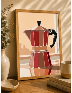 Affiche Vintage Café 30x40 – Déco cuisine rétro made in France