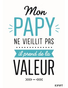 Carte Mon Papy ne vieillit pas – Carte humoristique avec enveloppe 2