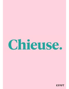 Carte humoristique Chieuse 10x15 avec enveloppe kraft 2