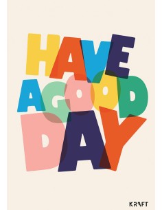 Carte Have A Good Day 10x15 avec enveloppe kraft 2