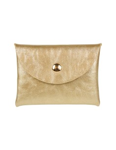 Porte-monnaie irisé doré – Compact et élégant