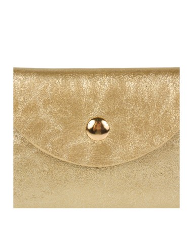 Porte-monnaie irisé doré – Compact et élégant