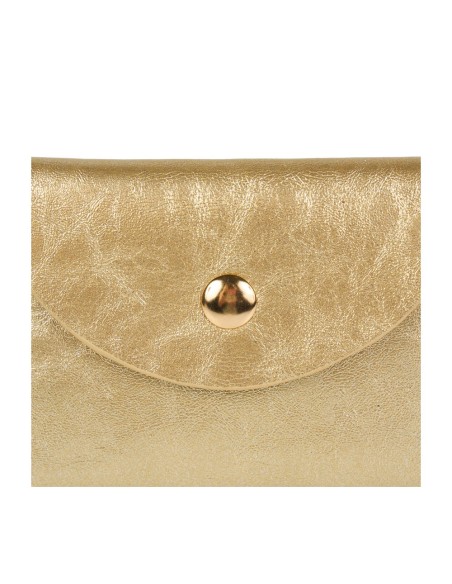 Porte-monnaie irisé doré – Compact et élégant