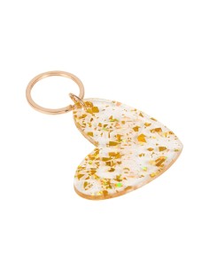 Porte-clés cœur Bombasse – Accessoire pailleté tendance 2