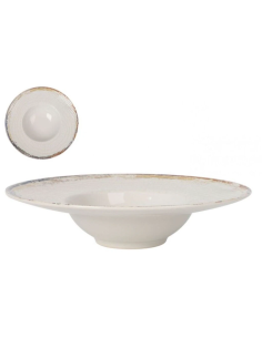 Assiette creuse Albus 28 cm – Pasta bowl en grès