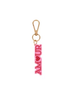 Porte-clés Amour rose en acrylique