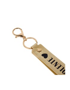 Porte-clés sangle doré irisé Insolente 2