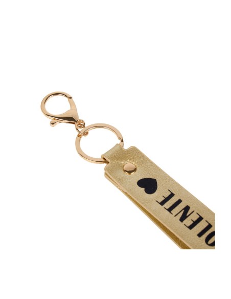 Porte-clés sangle doré irisé Insolente