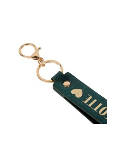 Porte-clés sangle vert irisé Cocotte 2