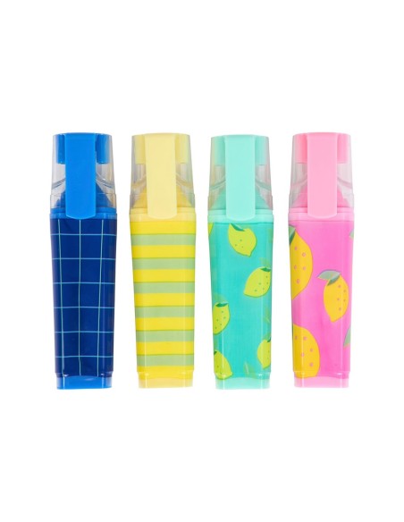 Set de 4 marqueurs couleurs fantaisie