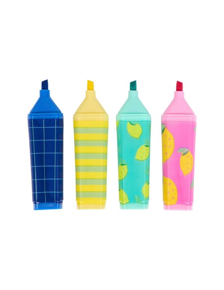 Set de 4 marqueurs couleurs fantaisie