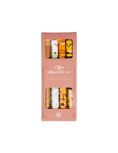 Set de 4 stylos gel effaçables animaux 2