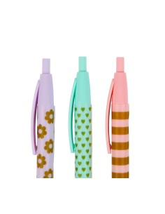 Stylos à bille fantaisie pastel x3 2