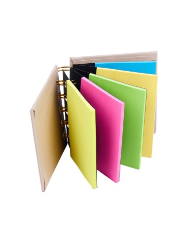 Bloc notes adhésif jolies notes à spirales