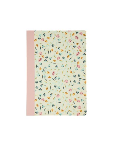 Carnet A5 floral 120 pages élégant