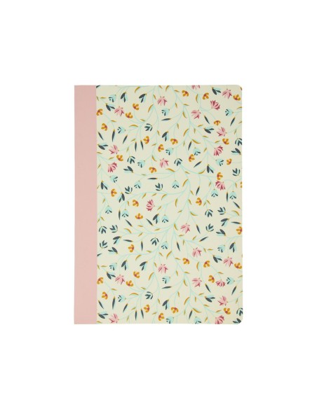 Carnet A5 floral 120 pages élégant