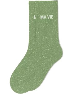 Chaussettes Ma Vie vert amande 36-40 | Confort premium