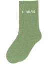 Chaussettes Ma Vie vert amande 36-40 | Confort premium