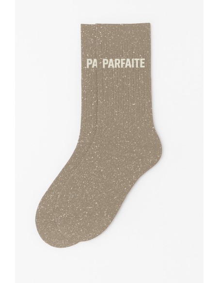 Chaussettes Parfaite Beige pailletées 36-40 | Confort premium