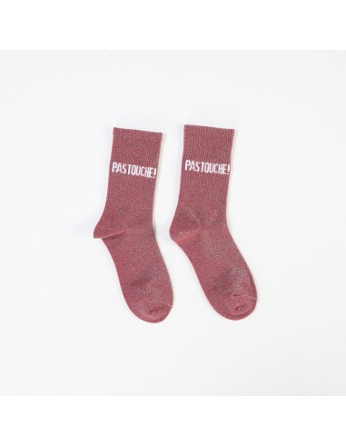 Chaussettes Pas Touche roses pailletées 36-42 | Ultra Tendance