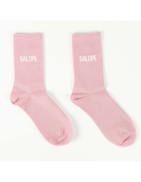 Chaussettes Salope roses pailletées 36-42 | Ultra Tendance