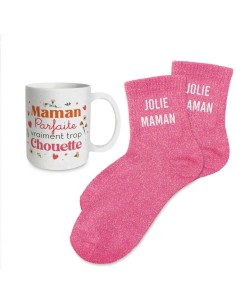 Coffret Mug & Chaussettes Jolie Maman – Idée cadeau fête des mères 2