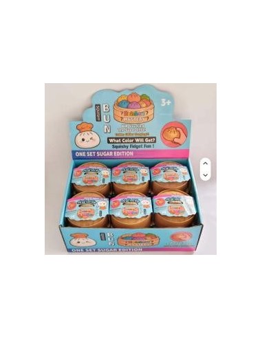 Squishy Bun Mystery One Set Sugar Edition | Jouet Anti-Stress Surprise