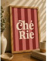 Affiche Chérie 30x40 – Déco rétro chic made in France